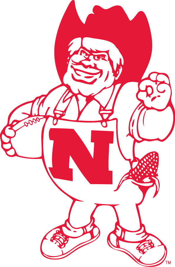 Nebraska Cornhuskers 1974-1991 Mascot Logo diy iron on heat transfer